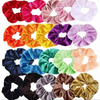 Scrunchie gumka do włosów 1szt  carmel