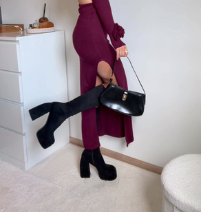 High-heeled gladiator sandals 