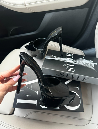 High-heeled gladiator sandals 