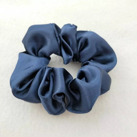 GUMKA scrunchie aksamitka satyna granat