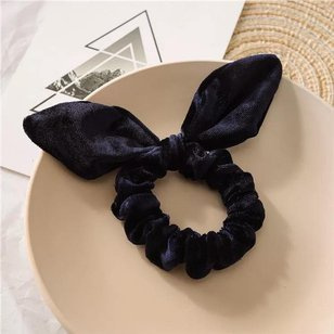 Scrunchies gumka do włosów 1szt uszy królika