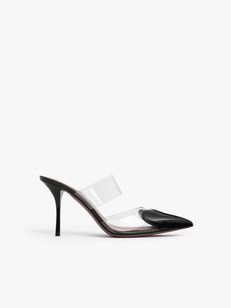 High-heeled gladiator sandals