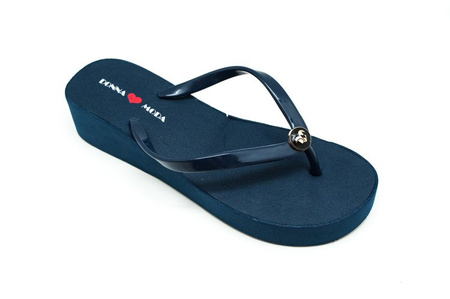 Klapki japonki navy blue DM