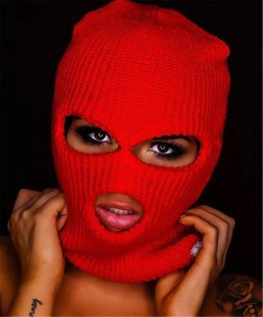 Kominiarka  balaclava komin czarna
