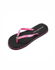Klapki japonki neonowe  pink/black DM