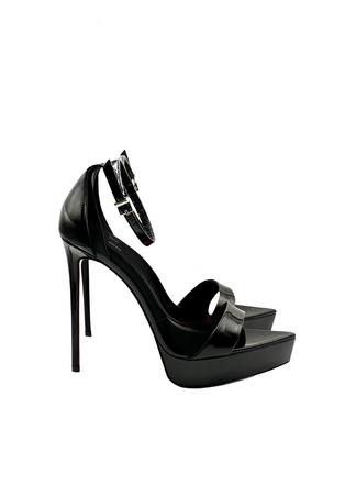 High-heeled gladiator sandals 