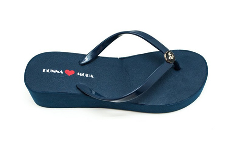 Klapki japonki navy blue DM