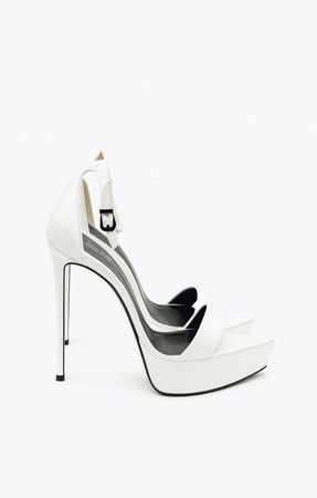 High-heeled gladiator sandals 