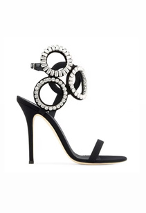 High-heeled gladiator sandals