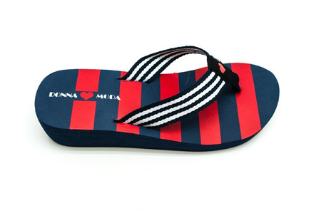 Klapki japonki red/navy DM