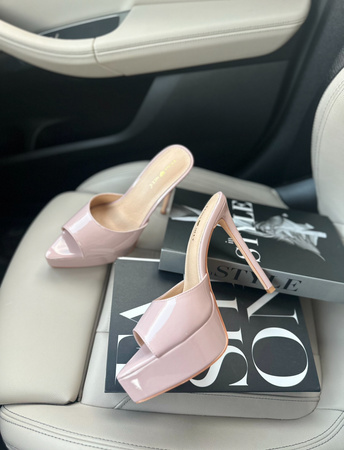 High-heeled gladiator sandals 