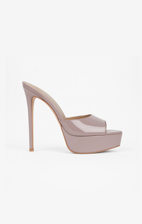 High-heeled gladiator sandals 