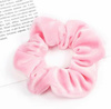 Scrunchie gumka do włosów 1szt róż